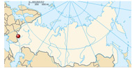 Курск на карте России
